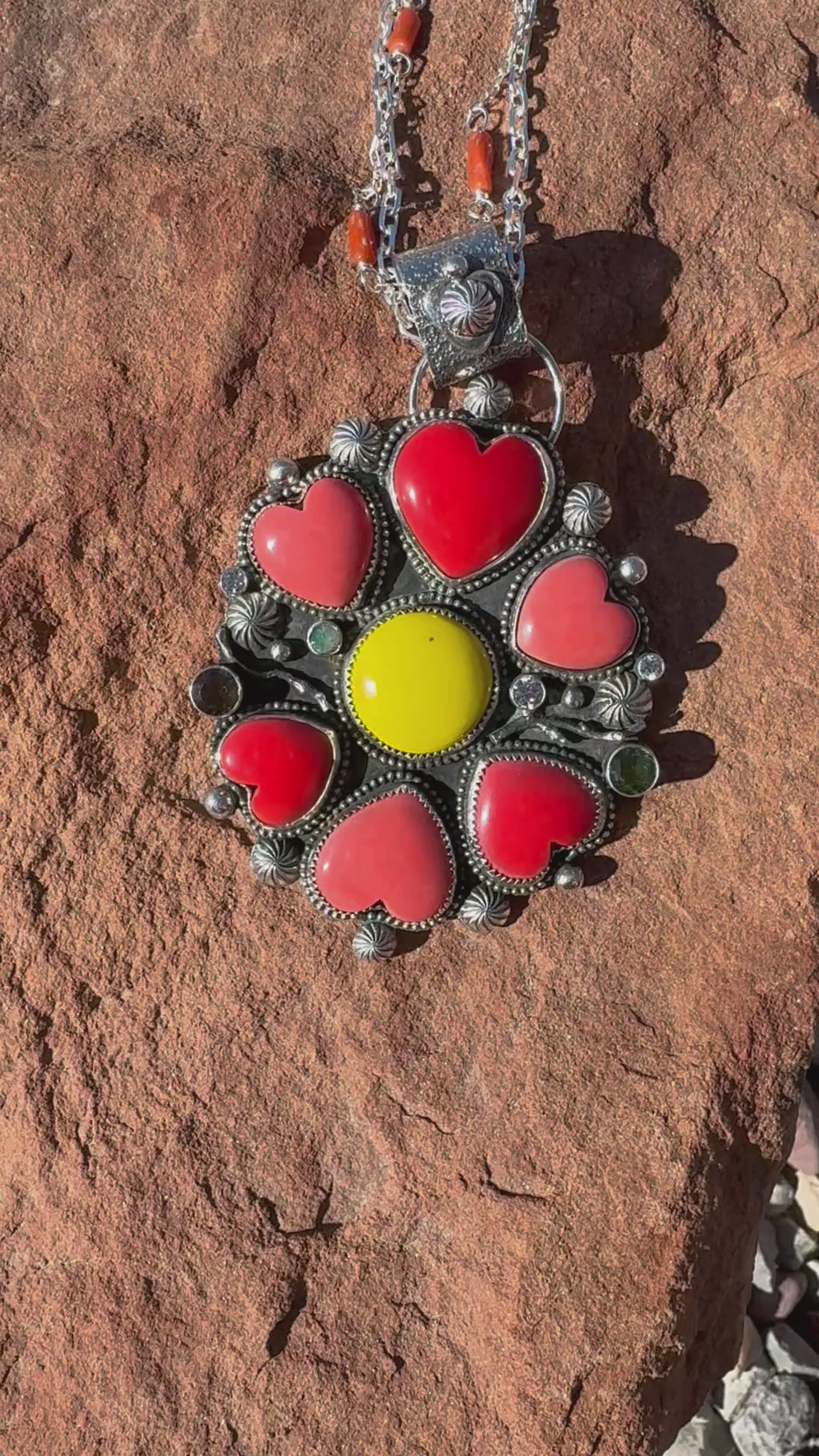 Self-Portrait: Rosarita Floral Pendant