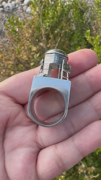 Hogan Hollow Form Ring (Sz 7-8)