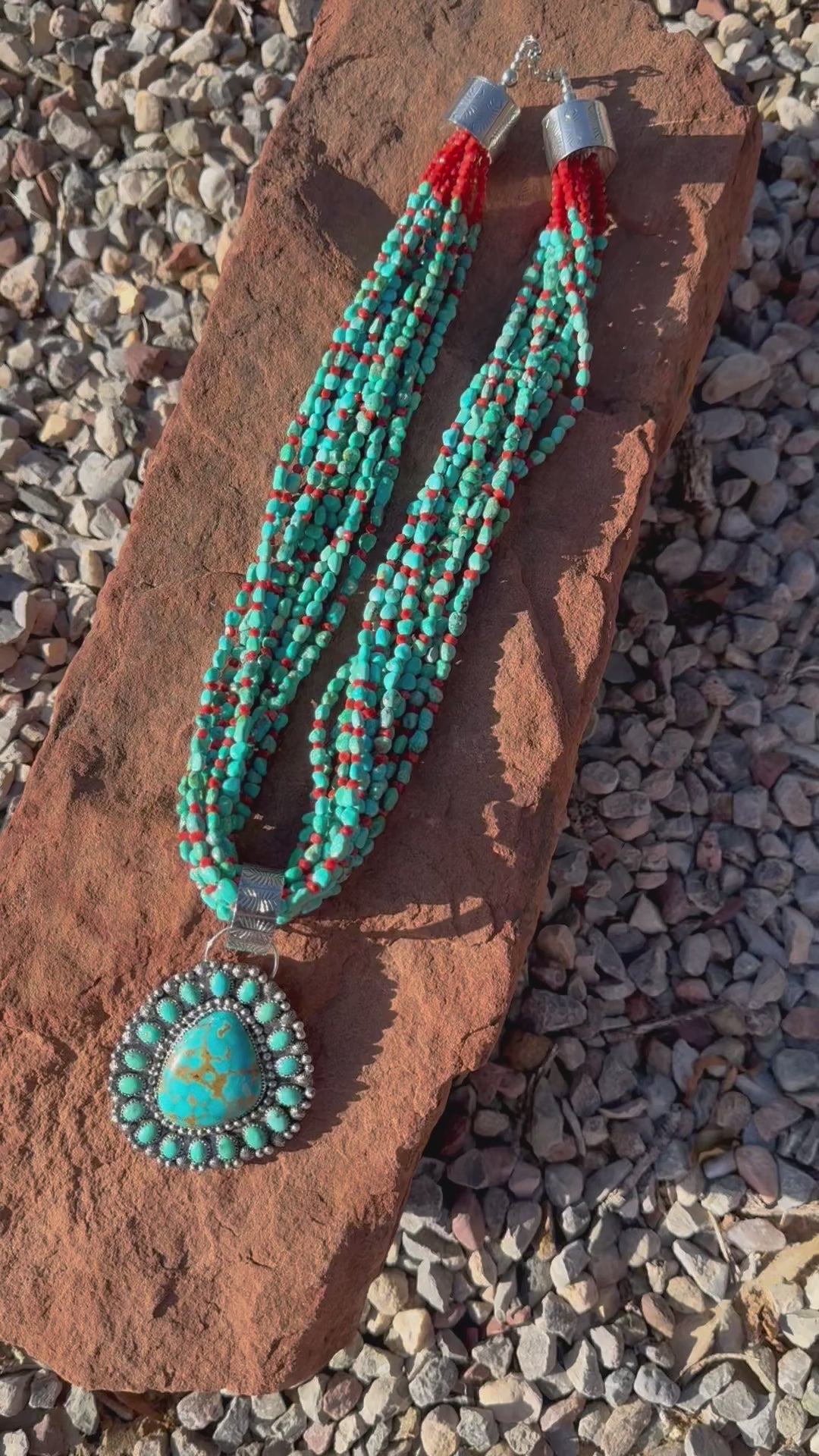 Navajo Cluster 11-Strand Necklace